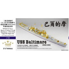 1/700 USN Heavy Cruiser CA-68 Baltimore 1943/1944 Upgrade Set for Trumpeter 05724/05725