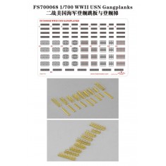 1/700 WWII US Navy (USN) Gangplanks Set (1 photo-etched sheet)