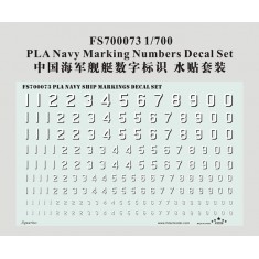 1/700 PLA Navy Marking Numbers Decals Set