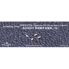 1/700 WWII USN Capstan for Destroyer (4pcs)