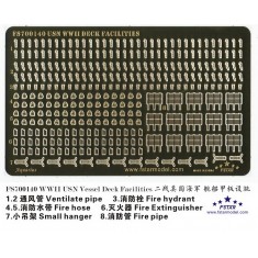 1/700 WWII USN Vessel Deck Facilities