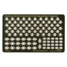 1/700 WWII USN Liferaft Stent for Aircraft Carrier