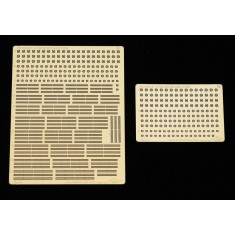 1/700 Wood and Tyre Set (2 photo-etched sheets)