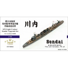 1/700 IJN Light Cruiser Sendai Photo-etched Upgrade Set for Aoshima 04008 kit