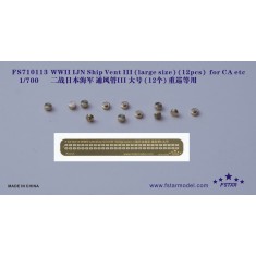 1/700 WWII IJN Ship Vent III - Large Size for CA (12pcs) 