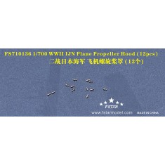 1/700 WWII IJN Plane Propeller Hoods (12pcs)