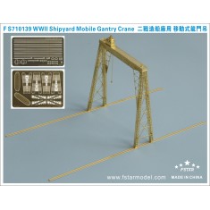 1/700 WWII Shipyard Mobile Gantry Crane (2 Photo-Etched Sheets)