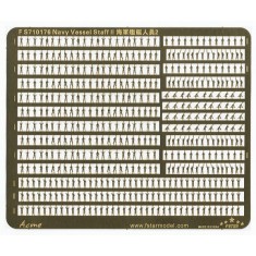 1/700 Navy Vessel Staff Set II (1 Photo-etched Sheet)