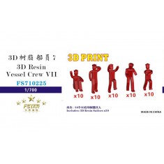 1/700 3D Resin Vessel Crew VII (5 gestures, 50 pcs in total)