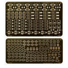 1/700 WWII IJN Deck Hatches & Windows for Vessels I