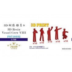 1/700 3D Resin Vessel Crew VIII (5 gestures, 50 pcs in total)