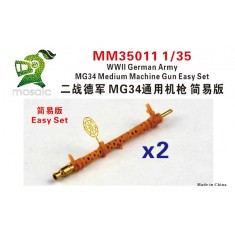 1/35 WWII German Army MG34 Medium Machine Gun #1 Basic version