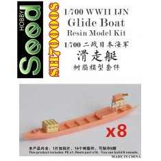 1/700 WWII IJN Glide Boat (8 vessels) Resin Model Kit