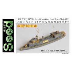 1/700 WWII IJN Fushimi Class Gun Boat Resin Model Kit