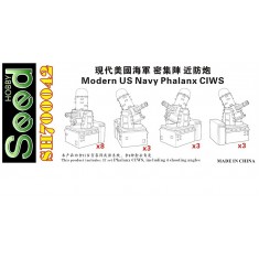 1/700 Modern US Navy Phalanx CIWS for Vessels (17 sets, 3D print)