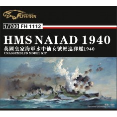 1/700 HMS Naiad Light Cruiser 1940 (with photoetch and decals)