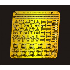 1/350 WWII USN Aircraft Carrier Logistics Vehicles & Tools (2pcs)