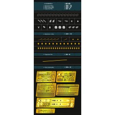 1/700 HMS Kelly Destroyer Super Detail Set for Revell #05120 (6pcs)