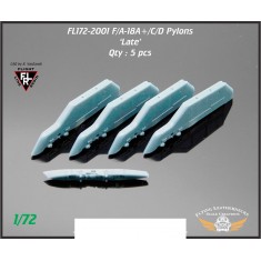 1/72 F/A-18C/D Pylons 'Late' (SUU-63C/A wing pylons and SUU-62C/A centerline pylon)