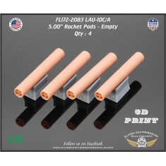 1/72 LAU-10C/A 5.00'' Rocket Launcher (Empty)
