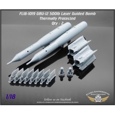 1/18 GBU-12 500lb Laser Guided Bombs (2pcs)