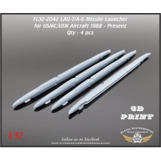 1/32 USN/USMC LAU-7/A-6 Missile Launcher 1988 to present day (4pcs)