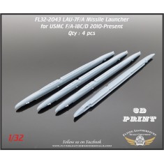 1/32 USMC LAU-7F/A - Missile Launcher F/A-18C/D 2008 to present day (4pcs)