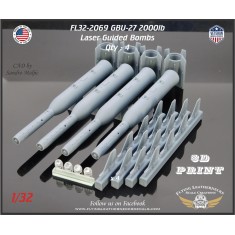 1/32 GBU-27 2000lb Laser Guided Bombs