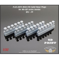 1/32 MXU-735 Solid Nose Plugs for Mk-80 series Bombs (24)