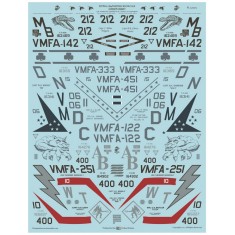 1/32 F/A-18A/C Hornets Swarm Decal