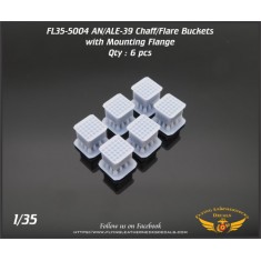 1/35 AN/ALE-39 Chaff/Flare Buckets with Flange