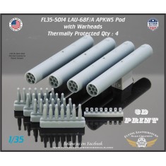 1/35 LAU-68F/A APKWS with Warheads (4pcs)