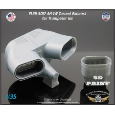 1/35 AH-1W Turned Exhaust for Trumpeter kit