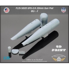 1/35 GPU-2/A 20mm Gun Pods for AH-1G/J/T/W