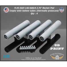 1/35 LAU-68D/A 2.75'' Rocket Pod Thermally Protected Empty