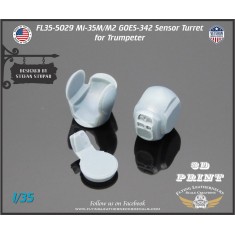 1/35 Mi-35M/M2 GOES-342 Sensor Turret for Zvezda/Trumpeter