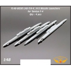 1/48 LAU-7/A-4, /A-5 Missile Launchers for Tamiya F-4 Phantom 1976-1987 (4pcs)
