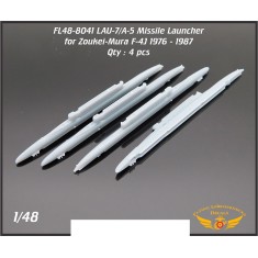 1/48 LAU-7/A-4 - LAU-7/A-5 USN/USMC F-4 1976 to 1987 for Zoukei-Mura (4pcs)