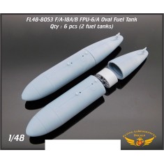 1/48 FPU-6/A Oval Fuel Tank for early F/A-18A/B Hornet (FSD to 90's)