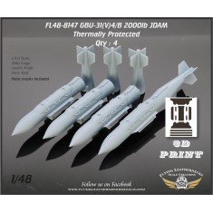 1/48 GBU-31(V)4/B 2000lb JDAM - Thermally Protected