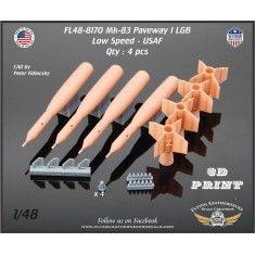 1/48 Mk-83 Paveway I LGB with Low Speed Fins and Wings