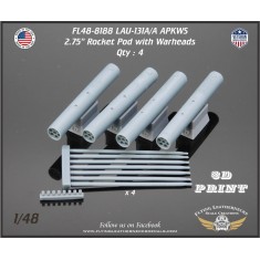 1/48 LAU-131A/A 2.75'' APKWS Pod with Warheads