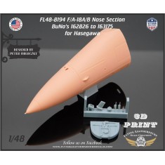 1/48 F/A-18A/B Nose BuNo 162826 to 163175 for Hasegawa kit