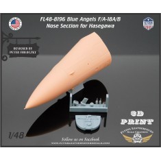 1/48 Blue Angels F/A-18A/B Nose for Hasegawa kits