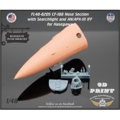 1/48 CF-188 Nose with Searchlight and AN/APX-111 IFF for Hasegawa kits