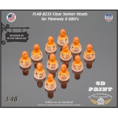 1/48 Clear Seeker Heads for Paveway II GBU's