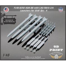 1/48 AGM-88 with LAU-118(V)-2/A for USAF