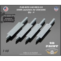 1/48 LAU-118(V)-1/A HARM Launchers for USN/USMC