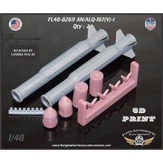 1/48 AN/ALQ-167(V)-1 Electronic Warfare Pods (2pcs)