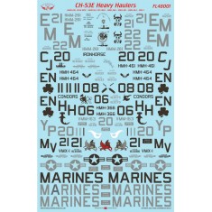 1/48 CH-53E Heavy Haulers Waterslide Decals